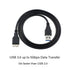 USB 3.0 Hard Drive Cable, USB-A to Micro B Cable for Samsung Galaxy S5, Note 3, Note Pro 12.2, Camera, WD Toshiba