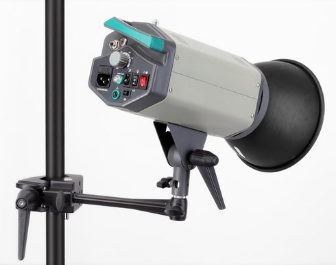 PHOCUS 6" Extension Arm with Universal Adapter Spigot for Mounting Strobe, LED Light, Camera, or Photo Studio Light