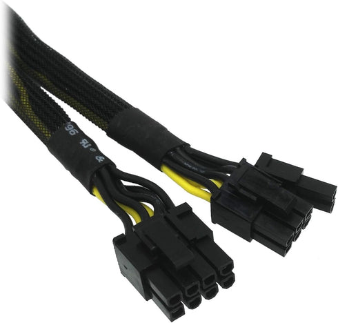 COMeap GPU Power Cable for Dell PowerEdge R720/R720XD/R730, CPU 8 Pin Male to Dual 8 Pin PCIe Power Adapter