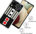 Hard PC Bumper Shockproof Clear Soft Slim Case for Samsung Galaxy A12 6.5inch, Retro Game Design
