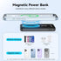 TONKEE 5000mAh,Magnetic Pack 16/15/14/13/12 Magnetic Power Bank Portable Charger for iPhone with Type-C Cable,Slim
