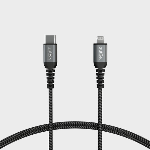 Shield USB-C to Lightning Cable Braided with Kevlar, for iPhone 14 13 12 11 Pro/Pro Max X iPad AirPods iPod (MFI