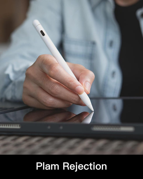 iPad Pencil 1st Generation with Palm Rejection & Tilt Sensitivity, Active Stylus Pen Compatible with iPad 9th&10th Gen,