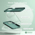 TOCOL Slim Silicone Case for iPhone 12/12 Pro 6.1 Inch, Precise Fit, Anti-Slip, Drop Protection, Midnight Green