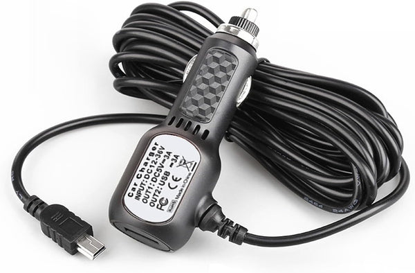 Udatuhao Power Cable for Drive Recorder, 12V/24V, Selectable Voltage Protection