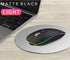 TENMOS Wireless Bluetooth Mouse, LED Slim (Bluetooth 5.1/5.0 + USB) 2.4GHz Rechargeable Silent Mouse with Type C