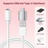 MSUALZO 2.7FT 1-Pin 5V/1A Rose Charger Replacement Single Point Magnetic USB Charger Cable, USB Magnetic Charger
