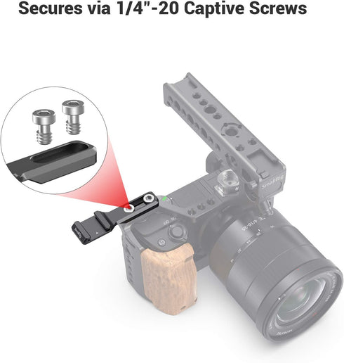 SmallRig Cold Shoe Extension, Outrigger Shoe Mount Adapter for Microphone, EVF, Camera Accessories - 2879