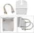 HYS L Shape Mount Mobile Antenna Bracket, SO239 to PL-259 with 16.4ft Low Loss RG-58 Coaxial Cable