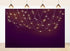 LidyMini 10x8ft Fabric Purple Star String Light Backdrop Dreamy Glowing Night Background Prom