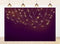 LidyMini 8x8ft Fabric Purple Star String Light Backdrop Dreamy Glowing Night Background Prom