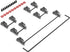 DUROCK Stabilizer V3, Screw in Stabilizers with 2u 6.25u 7u Wires for Mechanical Keyboards (V3 Smokey Black 80% Kit)