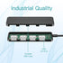 USB Hub, USB Splitter, USB 4-Port Adapter, USB Extender for Laptop, PC, MacBook, Mac Pro, Mac Mini, iMac, Surface Pro