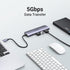 UGREEN Revodok USB C Hub 6 in 1, 4K HDMI, 3 USB 3.0 Ports, SD/TF Card Reader for MacBook Pro, iPhone 16