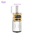 6V 30RPM 12 10mm DMiotech Rated Torque Output Shaft Length Micro DC Speed Reduction Motor Mini Metal Gearbox Motor