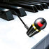 Single Earphone One Side Earplugs with Microphone, 3.5mm Plug Single Earbud Stereo Sound for Samsung, Radio