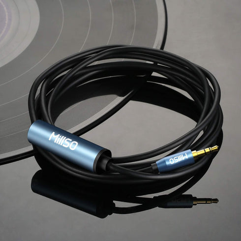 MillSO 1/4 to 3.5mm Headphone Adapter, 16 Feet TRS 6.35mm Female to 3.5mm Male Stereo Audio Jack