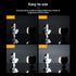 PICTRON VL28 Vlogging Light for iPhone Mini LED Camera Light, Rechargeable 5600K 95+ Fill Light for GoPro, Sony, Canon