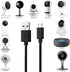 Smays 25 ft Micro USB Cable Replacement for Wyze Cam, Nest Camera - Extra Long Extension Power Cord (Black)