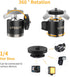 UTEBIT Magnet Camera Mount for GoPro, 88MM Magnetic Base, 360° Rotation Ball Head, GoPro Adapter, Phone Holder