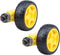 HiLetgo 2pcs Smart Car Robot Plastic Tire Wheel with DC 3-6V Gear