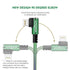 Coil iPhone Charger Cable USB A to Lightning Cord (2ft to 8ft) Mfi Certified CarPlay Right Angle