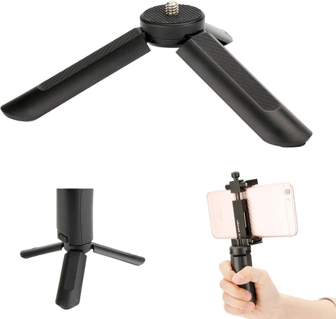 Ulanzi Mini Tripod Stand for ZHIYUN Smooth Q/Smooth 4/Feiyu/DJI OSMO Mobile 2, Portable Folding Desktop Stabilizer