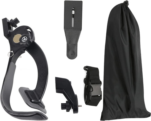 Shoulder Camera Rig Mount, SR500 Black Outdoor DSLR Camera Shoulder Mount with Shock Absorber Bracket Support Stabilizer