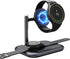 Dual Watch Charger Stand for Samsung Watch 7/6, Foldable 2 in 1 Charging Station for Samsung Watch Series, Wireless