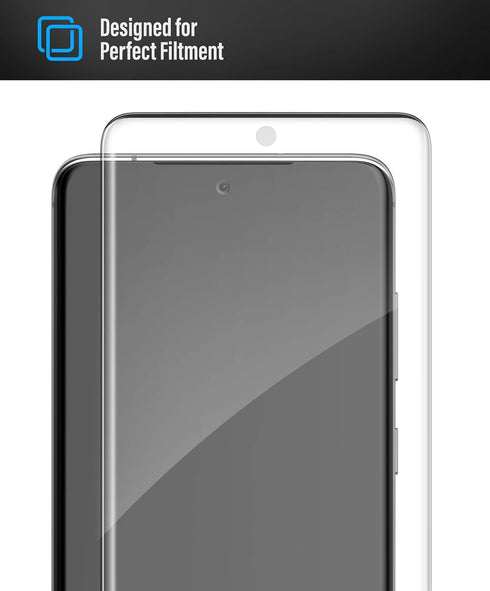 magglass Samsung Galaxy S20 Tempered Glass Screen Protector with In Screen Fingerprint Sensor - Anti Bubble UHD Clear