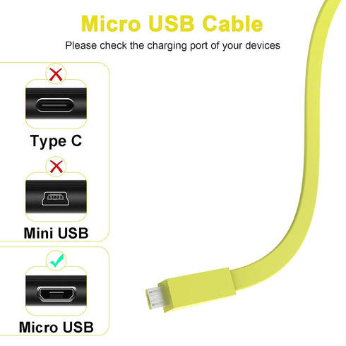 UE Boom Charging Cord for Ultimate Ears WONDERBOOM 3, Boom 3, MEGABOOM 3, ROLL, MEGABLAST Speakers, 4ft Micro USB