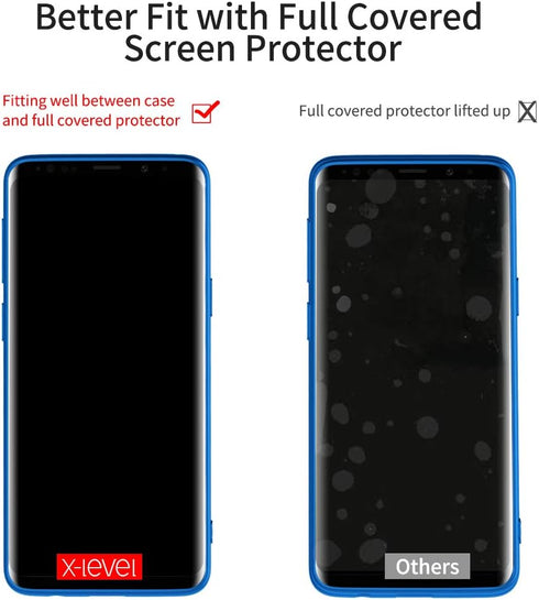 X-level Slim Fit Soft TPU Case for Samsung Galaxy S9, Ultra-Thin Mobile Phone Cover, Matte Finish Coating