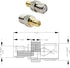 F Type to SMA Male Female Coax Connector Coaxial Adapter - 2 Sets, 6 Pcs