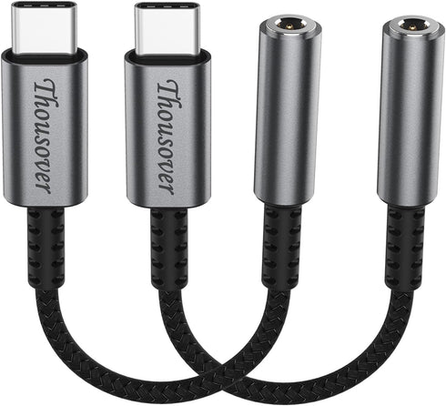 USB Type C to 3.5mm Female Headphone Jack Adapter