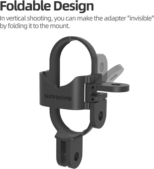 Insta360 GO 3S Mount Adapter, Foldable Vertical Horizontal Design Compatible with Insta360 GO 3/GO 3S Accessories