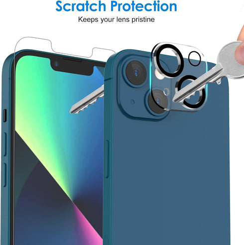 JETech Screen Protector for iPhone 13 mini 5.4-Inch with Camera Lens Protector, Easy-Installation Tool, 2-Pack