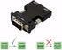 HDMI to VGA Adapter, 1080P 60Hz, with 3.5mm Audio Cable, Compatible for Laptop Computer to TV Projector Monitor