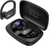 occiam Wireless Earbuds Bluetooth Headphones, 48H Playback, Waterproof with Microphone, LED Display for Sports,