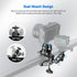 NEEWER Super Clamp with 3" Dual Ballhead Magic Arm, Phone Holder, Action Camera Clamp Mount for Flat/Round Surfaces