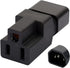Dracaena 10 Pack IEC320 C14 Male to Nema 5-15R PDU USA UPS Extension Power Plug Adapter