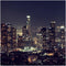 Laeacco City Backdrop 8x8FT Modern City Night View Photography Backdrops Urban Cityscape Lights