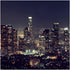 Laeacco City Backdrop 8x8FT Modern City Night View Photography Backdrops Urban Cityscape Lights