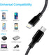 Cugunu 5-Pack USB C to Lightning Cable, MFi Certified, Fast Charging, 3/3/6/6/10FT for iPhone 14/13/12/11/XS/XR/X/8 -