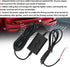 Dash Cam Hardwire Kit - 12V/24V to 5V 2.5A Parking Monitor Converter Cable, Left Angle Mini USB