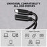 Short USB C Male to Female Extension Cable 1.6FT,Type C USB 3.1 Gen 2 10Gbps Data Transfer 100W Charging Compatible with MacBook Pro,iPad Pro,Switch,Dell XPS,Surface Go,Hub,Docking station,PSVR2