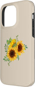 Floral Nature Designs 14 Nature-Inspired Floral Gift Bouquet of Sunflowers Case for iPhone Pro Max