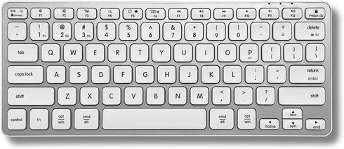 Macally Bluetooth Keyboard for Mac, Premium Multi-Device Compatible Wireless Keyboard for MacBook, iMac, Laptop, PC