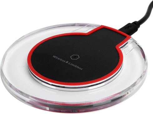 Wireless Charger, Mobile Phone Charging Dock Pad with LED Indicator Light for Galaxy/Phone