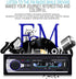 wepeculior MP3 Multimedia Car Stereo Single Din Bluetooth Audio Hands-Free Built-in Microphone Player No CD/DVD Player