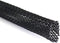 Black PET Expandable Sleeving, Cord Protector Wire Loom Tubing for USB Charger Cable, Power Cord, Audio Video Cable